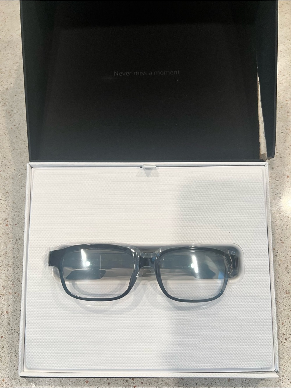 NEW Amazon Echo Frames (2nd Gen) Smart Audio Glasses - Classic Black